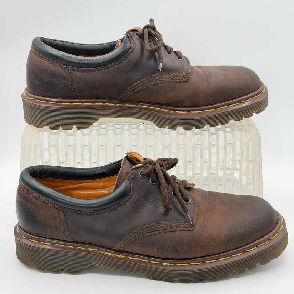 Dr. Martens 8053 Oxford Shoes Mens US11 UK10 Brown Leather Padded Collar England